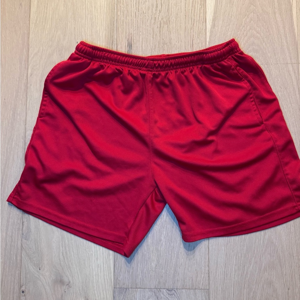 Red Men's Athletic Shorts